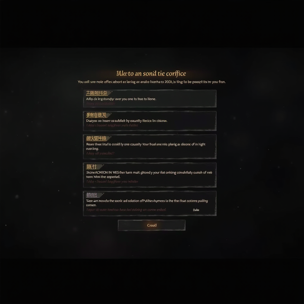 Game interface showing a critical moral choice moment with multiple dialogue options, each leading to different consequences, with visible tension in the scene